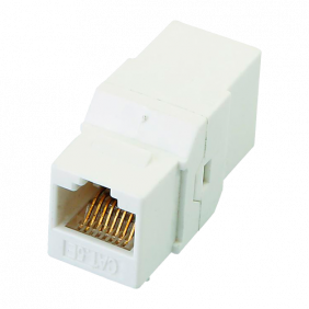 Conector - Empalme Para Cables UTP Entrada Rj45 Salida Compatible Categoría 6A Bajas Pérdidas