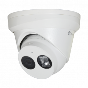 Cámara Domo IP blanca 4 Megapixel - Lente 2.8 mm / IR LEDs Alcance 30 m  - Micrófono incorporado