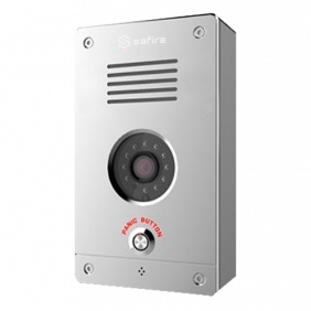 Videointerfono de Emergencia - Tecnología IP Cámara 2mpx Audio Bidireccional Monitorización a Través Software Entradas y Salida
