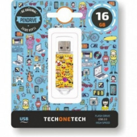 Pendrive Tech ONE Emojis 16gb - USB 2.0 Pendrives