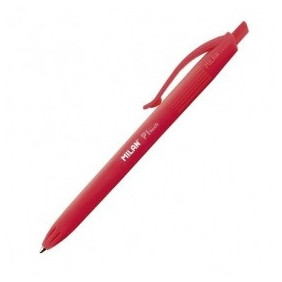 Bolígrafo de Tinta Aceite Retráctil Milan P1 Touch Mln176512925/ Rojo