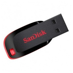 Pendrive Sandisk Cruzer Blade USB 2.0 32gb Extra Fina Negro