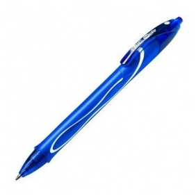 Bolígrafo de Tinta Gel Retráctil Bic Gelocity Quick Dry 950442/ Azul