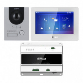 Kit Videoportero 2-hilos IP exterior para Insertar + monitor interior