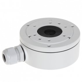 Caja de conexiones para cámaras domo o bullet compatible Safire y Hikvision diametro 100mm