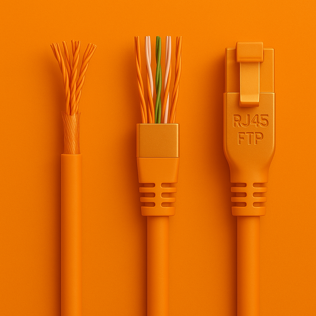 Cómo instalar conectores RJ45 blindados paso a paso