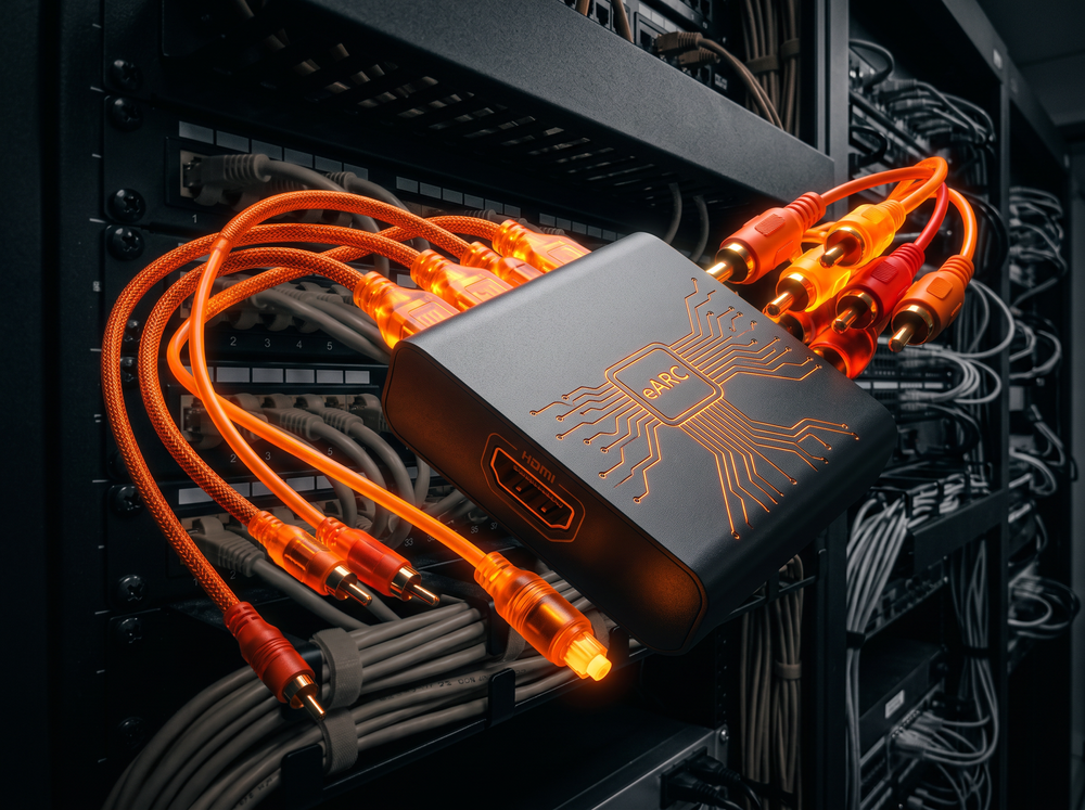 Extractor de audio HDMI: óptico, RCA y eARC