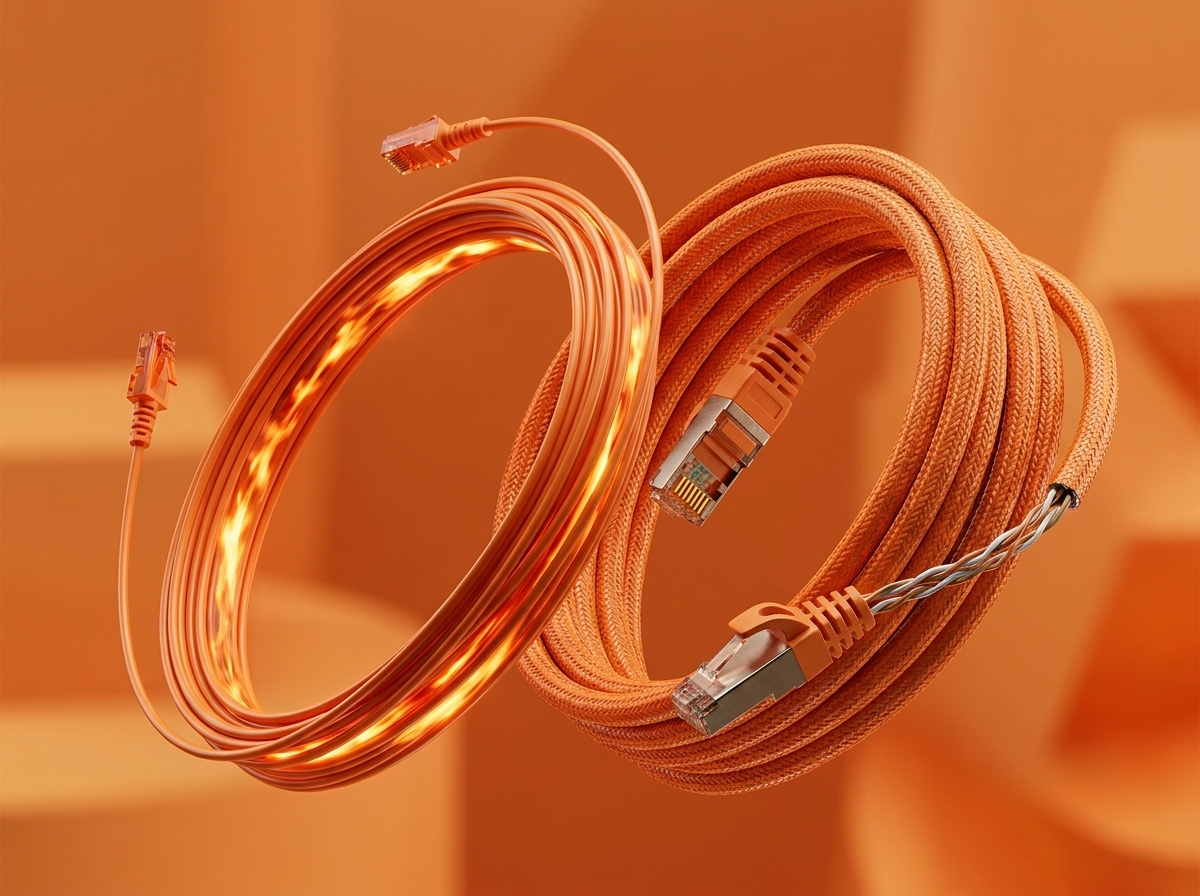 Cable de fibra óptica para router o Ethernet RJ45: diferencias