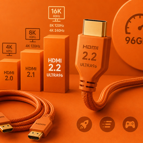 HDMI 2.2 y Ultra96: qué cambia y qué cable necesitas
