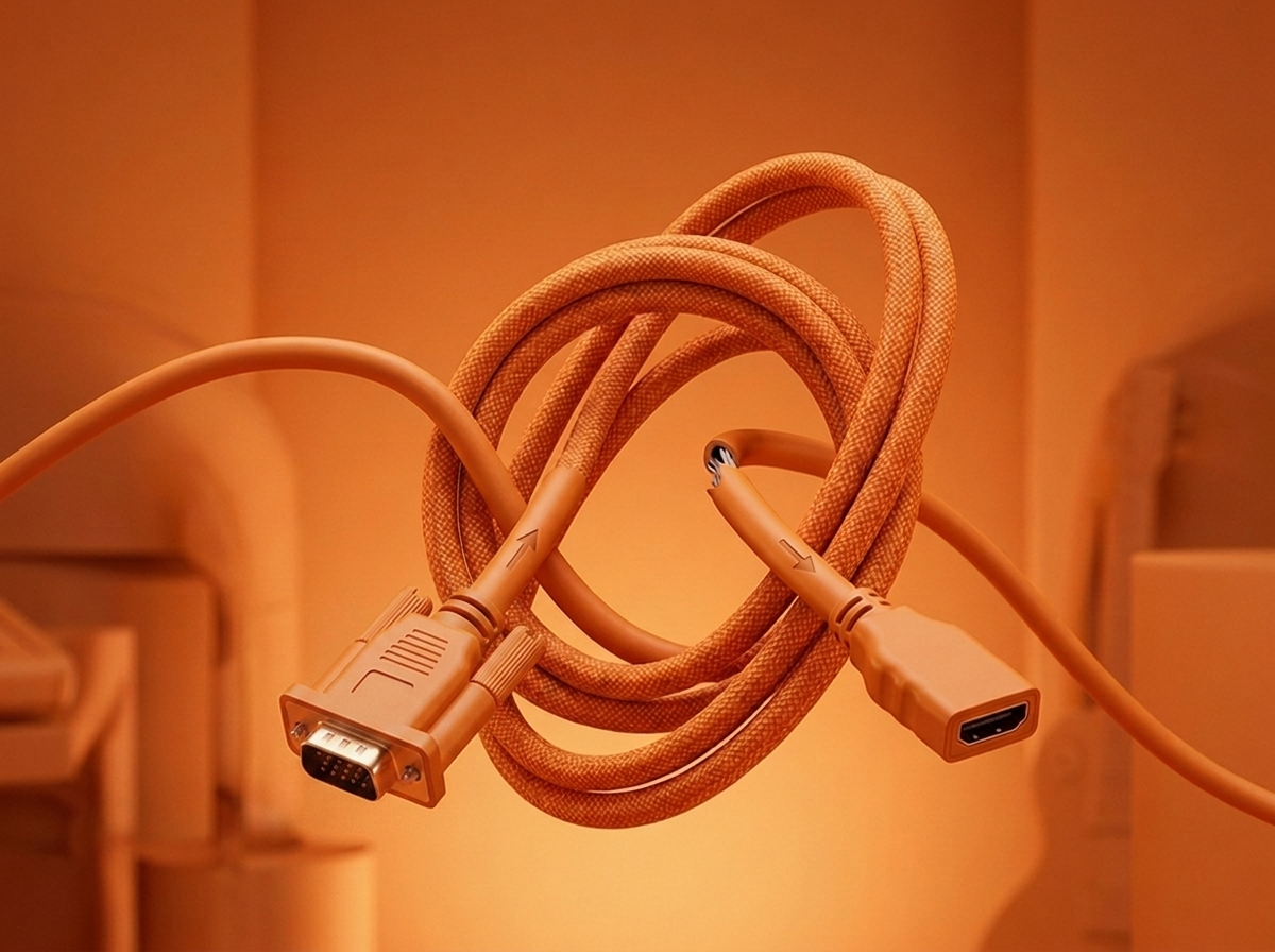 VGA a HDMI o HDMI a VGA: el sentido correcto del conversor