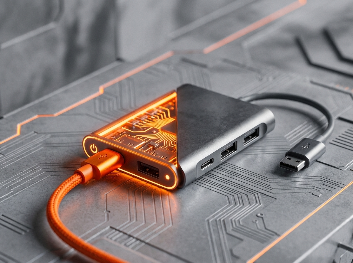 Hub USB con alimentación o sin ella: cuál necesitas