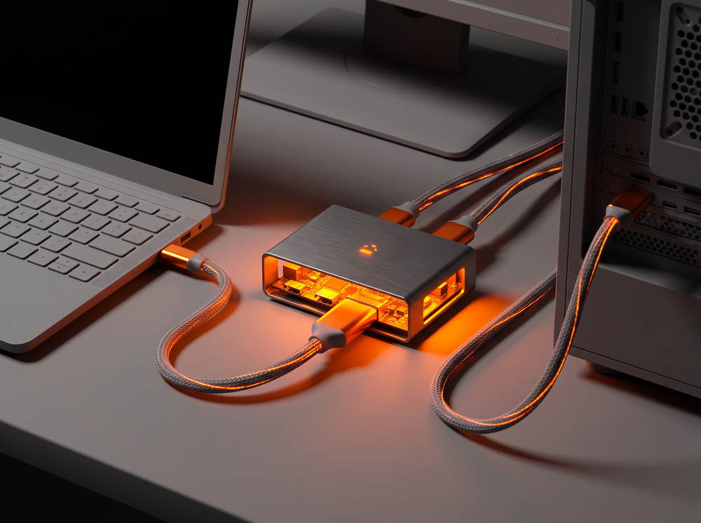 KVM para dos ordenadores: guía de conexión
