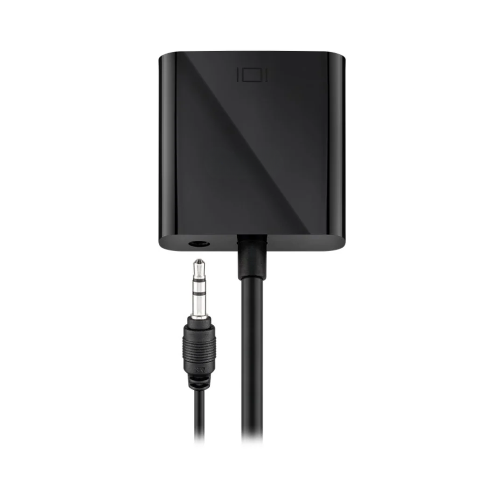 ADAPTADOR HDMI PARA VGA M/H 10 cm + ÁUDIO 3,5 cm
