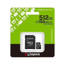 Cartão de memória microSD Kingston CANVAS Select Plus