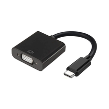 Conversor USB-C para VGA, USB-C/M-HDB15/H, Preto, 15 CM