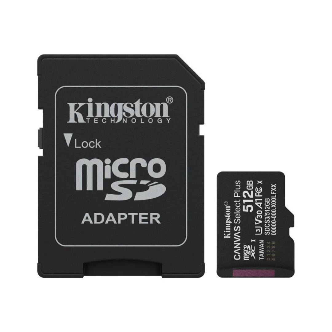 Cartão de memória microSD Kingston CANVAS Select Plus