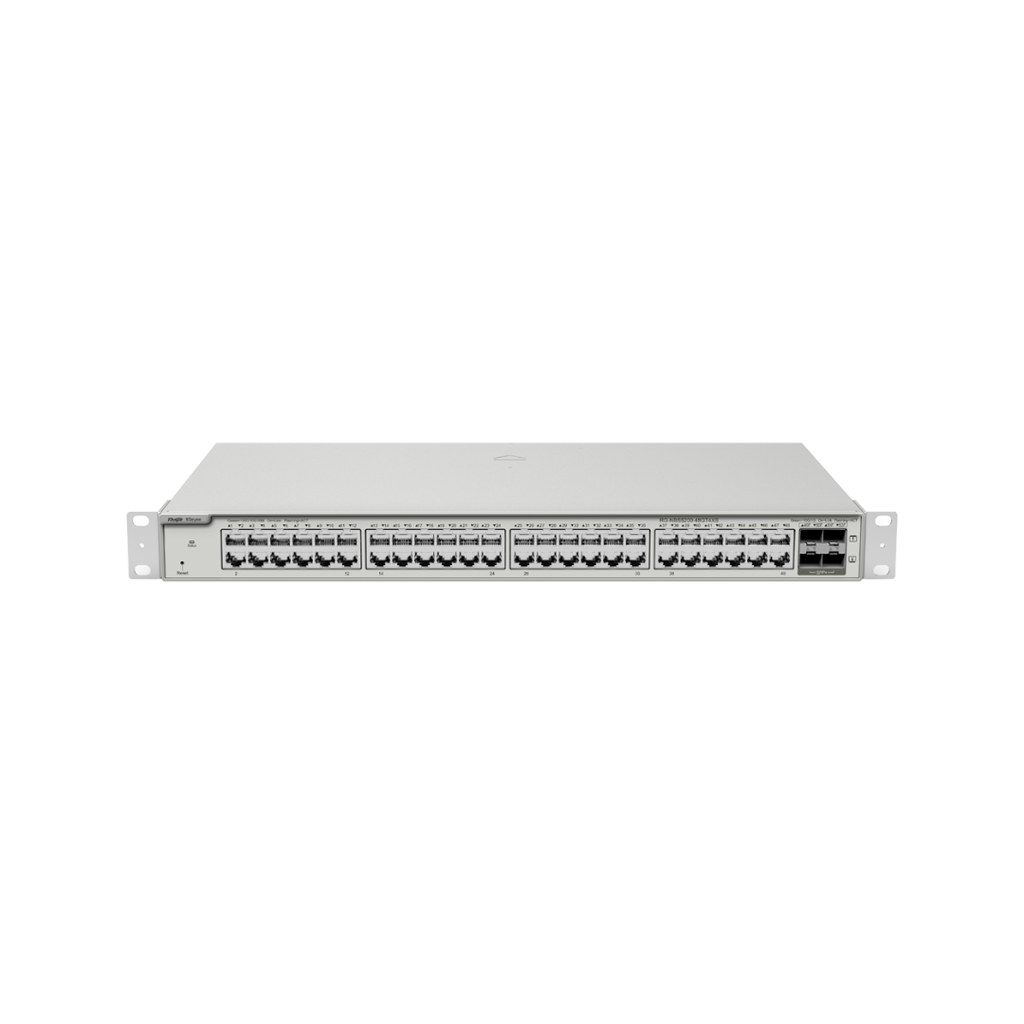 Reyee Switch Cloud Layer 2+ 48 RJ45 Gigabit ports 4 SFP+ ports 10 Gbps Static LAG/DHCP Snoop/IGMP Snoop/Port Mirror VLAN/Port