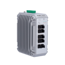 Switch industrial Reyee PoE Cloud Layer 2 com 8 portas Gigabit PoE+ + 2 portas Gigabit SFP, 30 W por porta, 802.3af/at / Potência máxima de 240 W.