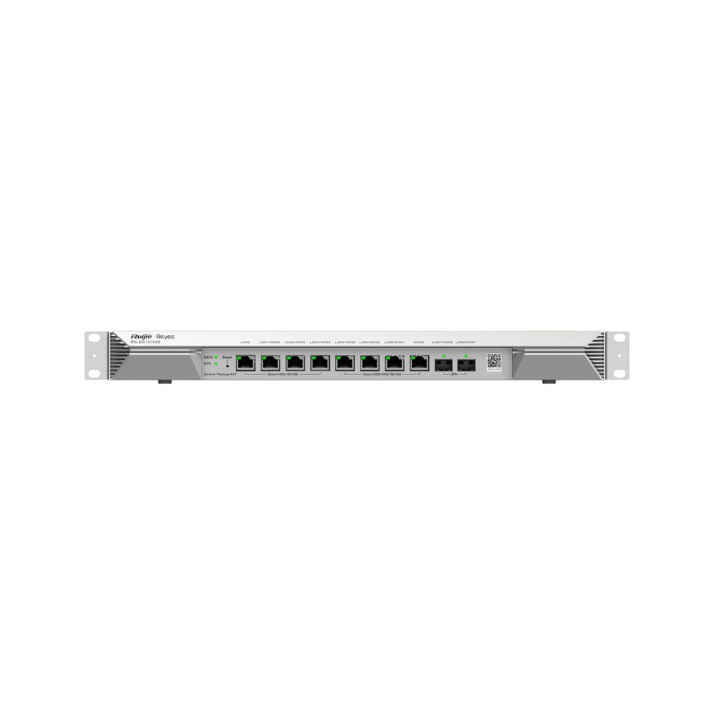 Reyee Cloud Router + Firewall Functions 8 RJ45 Ports + 2 SFP+ 10Gigabit