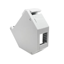 Adaptador para calha DIN para conectores Keystone