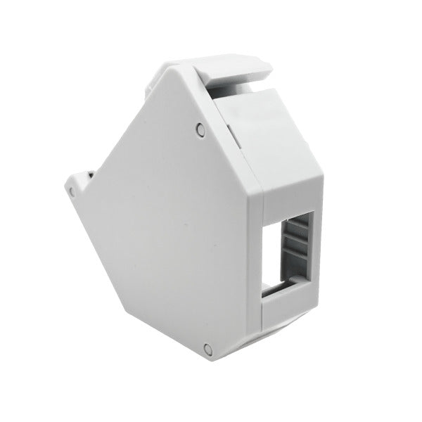 Adaptador para calha DIN para conectores Keystone