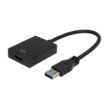 Adaptador USB para placa gráfica HDMI para áudio e vídeo.