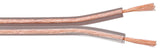 Cable de Altavoz Transparente CCA de Diámetro 2 x 0,75 mm²