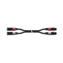 Dual XLR Male to Female L/R Connector