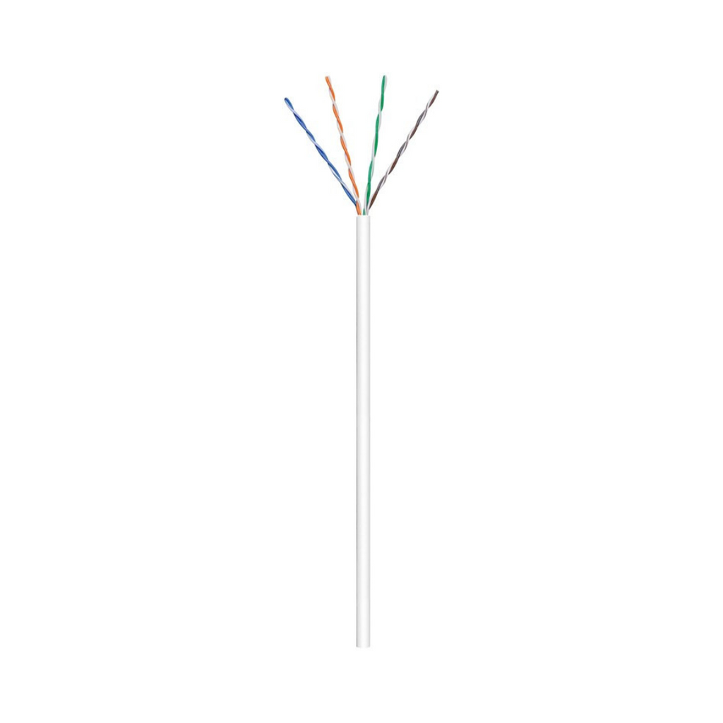 Coil 305m White UTP Cat6 cable