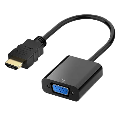 ADAPTADOR HDMI PARA VGA M/H 10 cm + ÁUDIO 3,5 cm