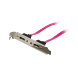 Soporte Sata 3gb/s, 2x 3gb/s ? Hembra, 0,50 m, Rojo