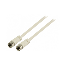 Cable Coaxial F 75 Ohm M/M Blanco