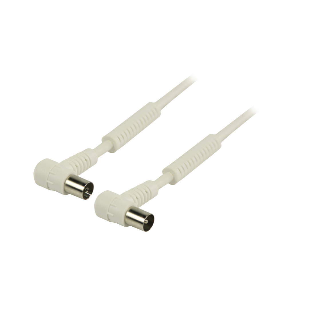 Cable de Antena Coaxial 100 dB Macho en Ángulo - Hembra 25.0 m