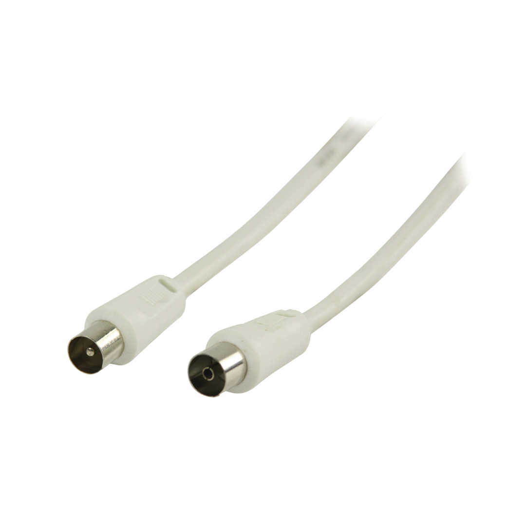 Cable Antena Coaxial 75 O M/H Blanco 3m