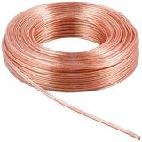 Cable de Altavoz Transparente CCA de Diámetro 2 x 0,75 mm²