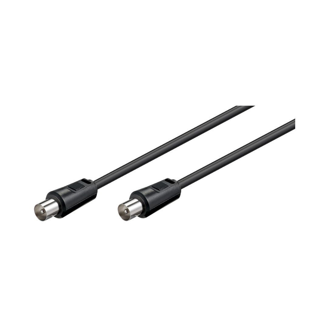 Cable Antena Macho a 10m Negro