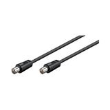 Cable Antena Macho a 10m Negro