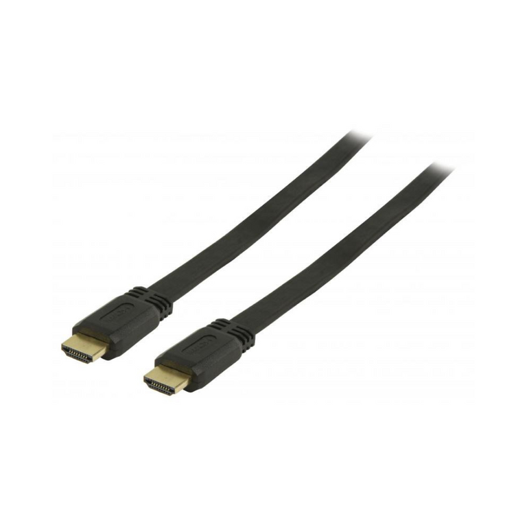 Cabo HDMI preto plano em vários comprimentos - Preto 