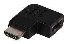 Adaptador HDMI inclinado para a esquerda, preto