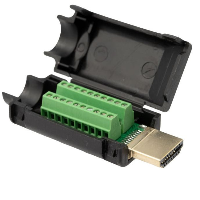Conector HDMI 2.0 com parafusos