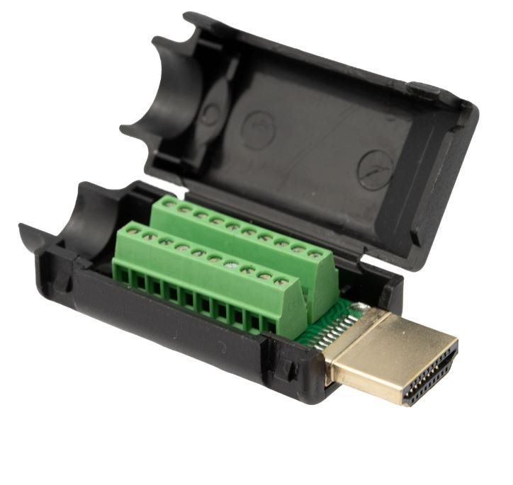 Conector HDMI 2.0 com parafusos