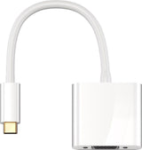 Adaptador USB 3.1 (Tipo C) a VGA, Blanco Tipo C