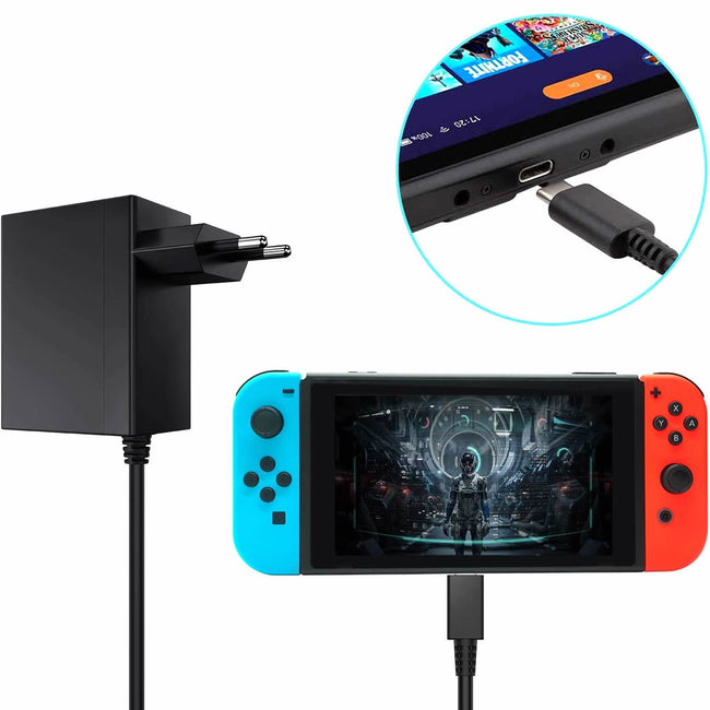 Cargador Compatible Consola Nintendo Switch Gadgets