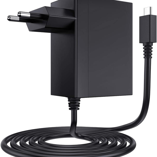Carregador Compatível com Nintendo Switch de 15 V 2,6 A (39 W) para Modo TV