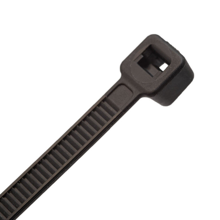 Abraçadeira em nylon para cabos, 66 unidades, 2,5 x 150 mm, preta.