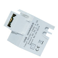 Carregador com conector Keystone 5V 2.1A