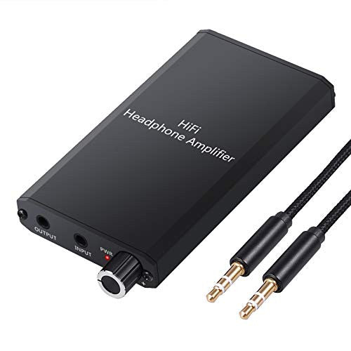 Amplificador de áudio com entrada para auscultadores de 3,5 mm