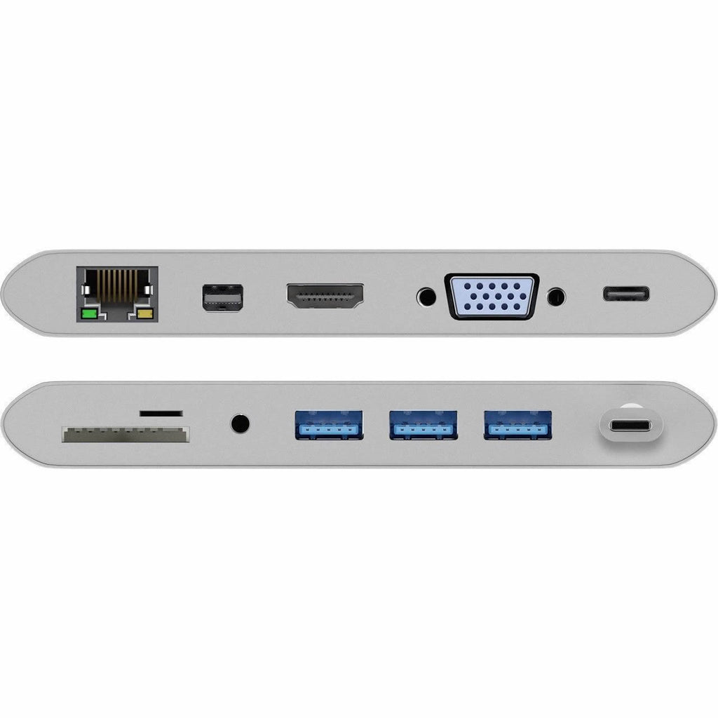 Hub USB-C Multiposta em Alumínio