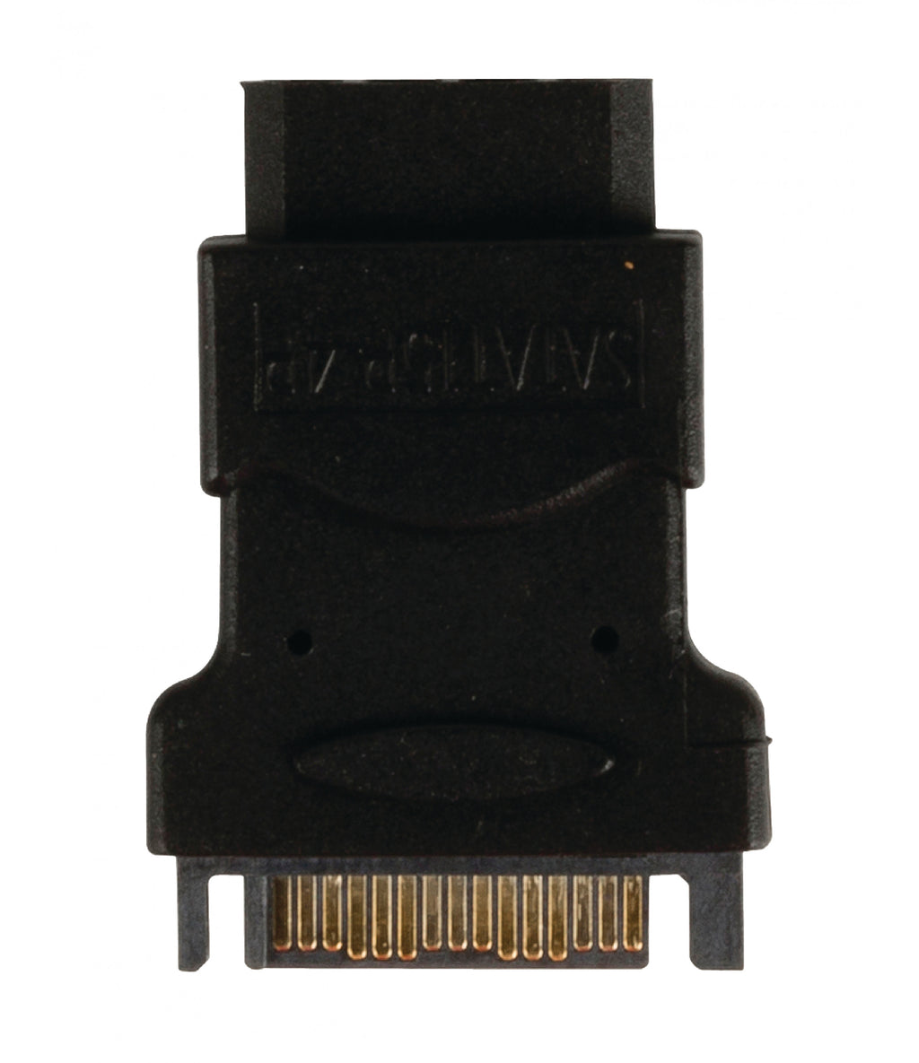 Este cabo adaptador é adequado para converter uma ligação Molex numa ligação SATA de 15 pinos.