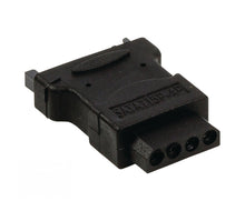 Este cabo adaptador é adequado para converter uma ligação Molex numa ligação SATA de 15 pinos.